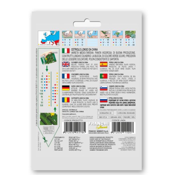 PLODOVKA FRANCHI SEMENTI KUMARE LONGO DA CHINA