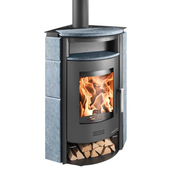 KAMINSKA PEČ HAAS+SOHN KUOPIO-II 265.17-ST BISERNO ČRNA/MILNICA