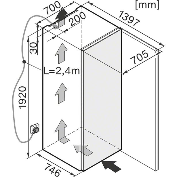 HLADILNA VINSKA VITRINA MIELE KWT 6834 SGS