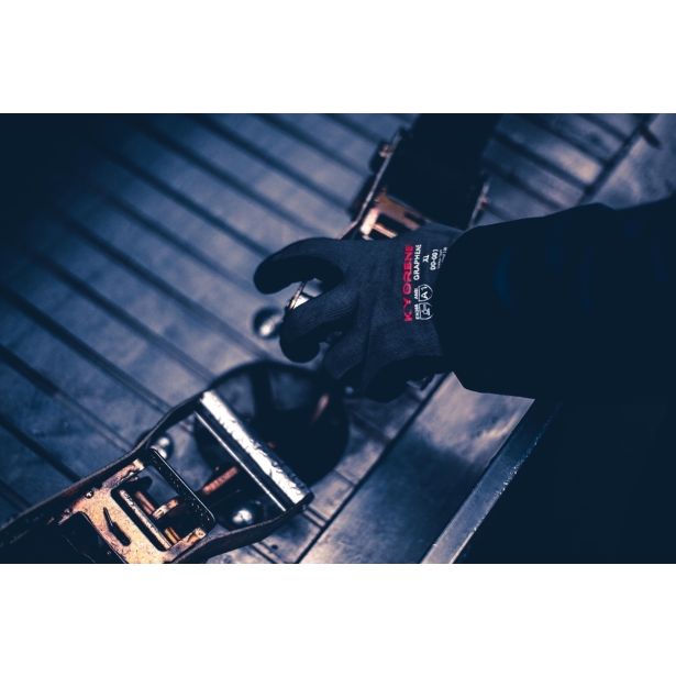 GUMENE ROKAVICE KYORENE 01-107 ŠT. 10 TOČKASTI NANOS NITRILA