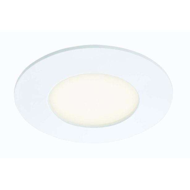 LED PANEL FLAT-IN 3X5W NW FI 85MM, BELA