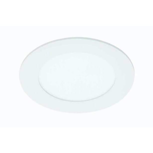LED PANEL FLAT-IN 7W NW FI 120MM, BELA