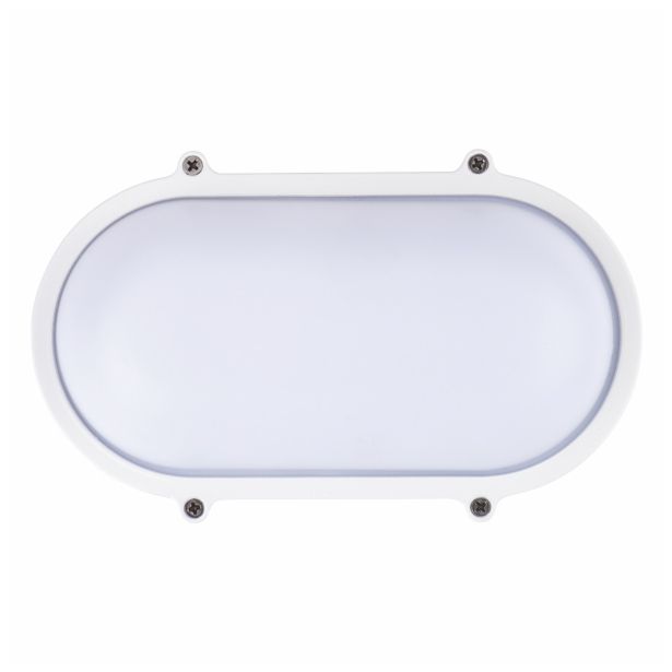 OVALNA LED LADIJSKA SVETILKA ZM3213 12W LED DL V BELI BARVI