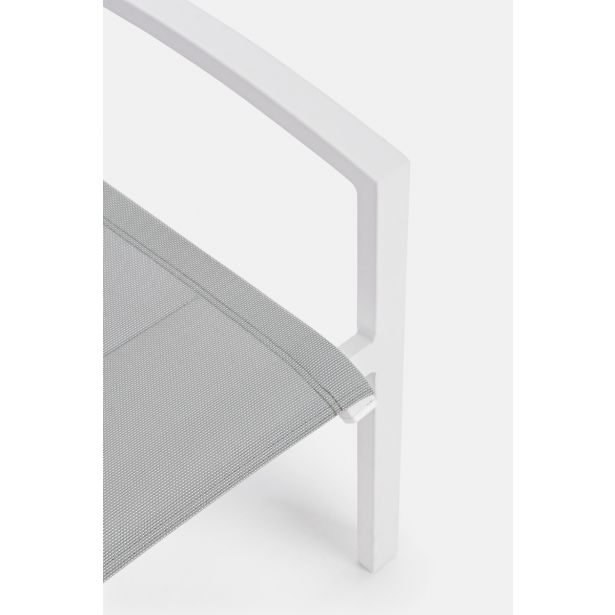 KOVINSKA VRTNA GARNITURA BIZZOTTO LAIKEN, BELA