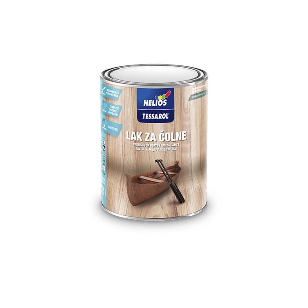 BREZBARVNI PREMAZ HELIOS TESSAROL LAK ZA ČOLNE 0.75 L