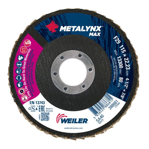 LAMELNI BRUSNI DISK POŠ. METALYNX 115X22 SA40 KERAMIKA