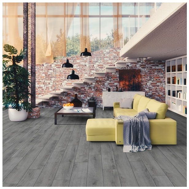 LAMINAT, 10MM, 32. RAZRED SUPERIOR PROGRESS POLETNI HRAST SIVI D 3900