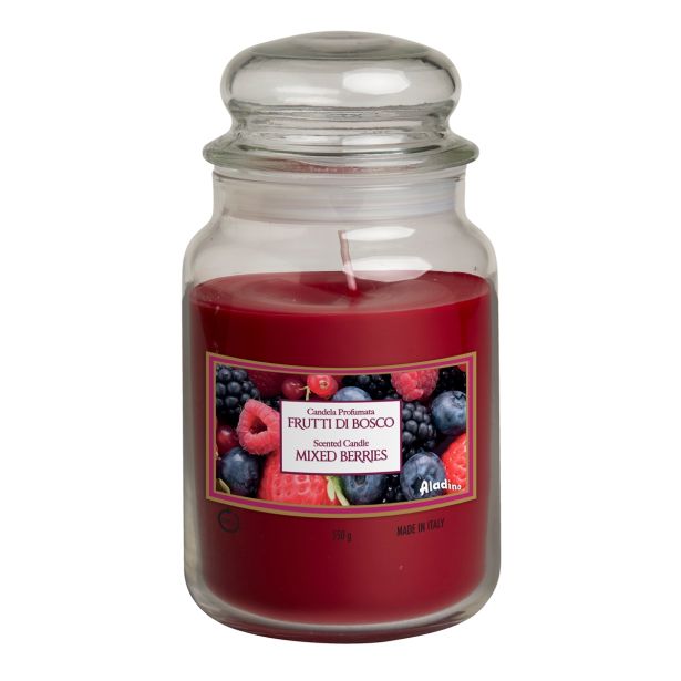 SVEČA V KOZARCU ALADINO LARGE JAR MIXED BERRIES