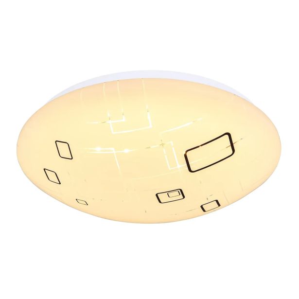 NADGRADNA STROP. SVETILKA LAVA 18W, WW OKROGLA, 360MM