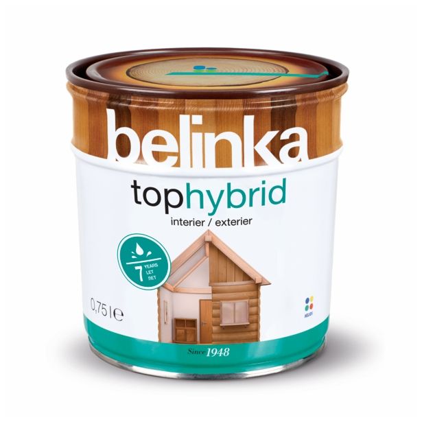 LAZURNI PREMAZ ZA LES BELINKA TOPHYBRID 4 OREH 0.75 L