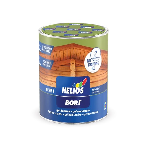 DEBELOSOLJNI PREMAZ HELIOS BORI GEL LAZURA 9 PALISANDER 0.75 L