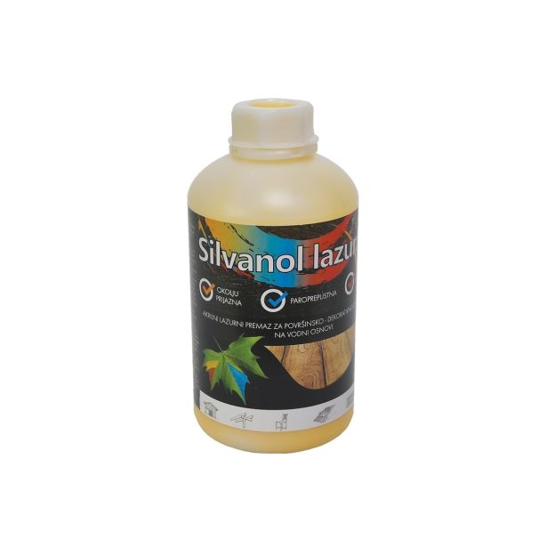 TANKOSLOJNI PREMAZ SILVANOL LAZURA B ŠT. 3 0.8 KG TIK