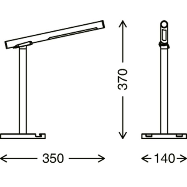 NAMIZNA SVETILKA BRILONER LED 1.5W CCT, BELA AKU + USB