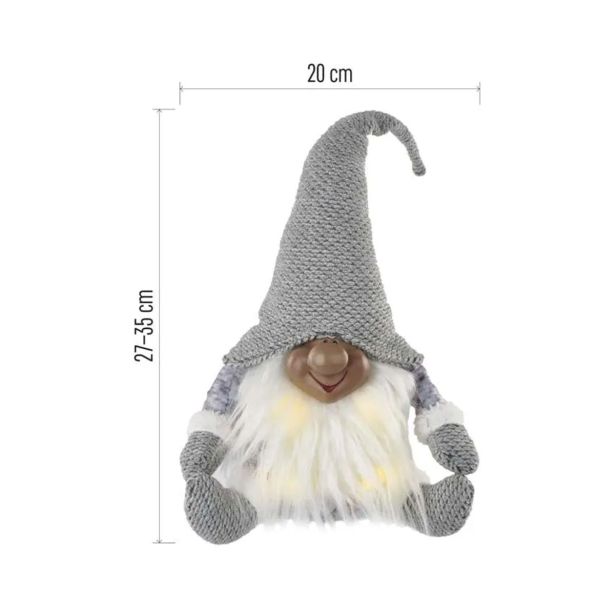 LED BOŽIČNI ŠKRAT, 35 CM, 3X AA, NOTRANJA, TOPLA BELA