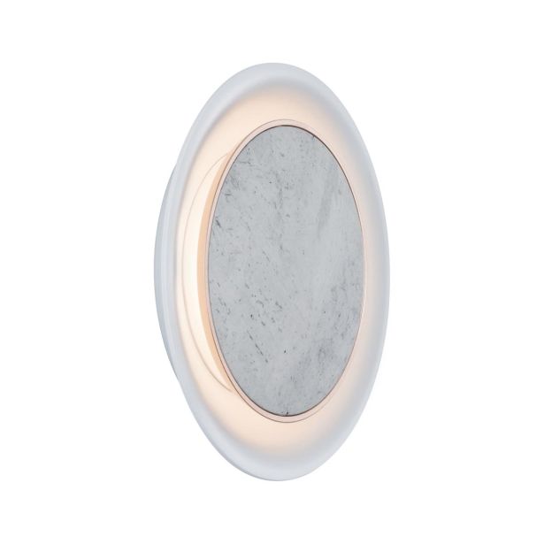 VGRADNA STENSKA SVETILKA LED NEORDIC1X2.5W WW BETON / BELA MAT