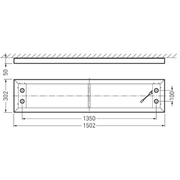 LED PANEL TRILUX 2350 G4 D3 PW19 60/40/ ML-8MC ET