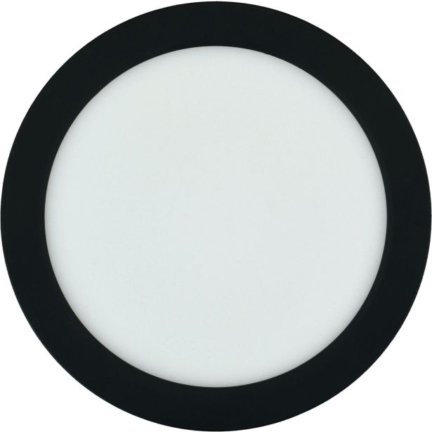 LED PANEL E2 12W CCT MULTIWATT OKROGLI ČRN NADG./VGRAD.