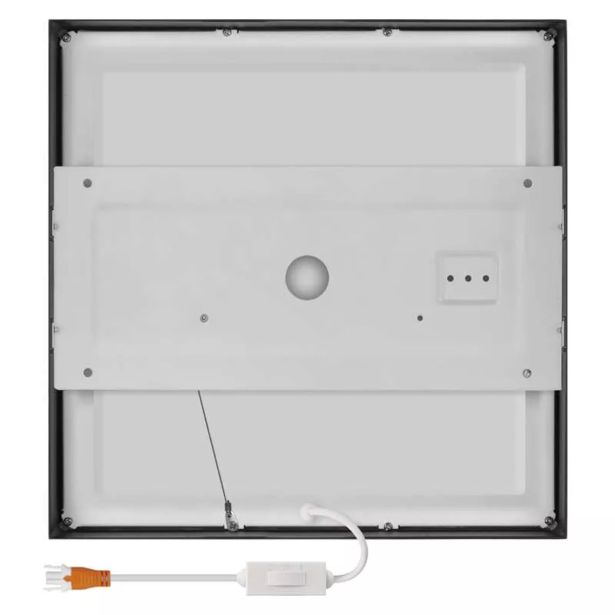 LED PANEL EMOS NEXXO 28W CCT, ČRNI KVADRATNI , NADGRADNI