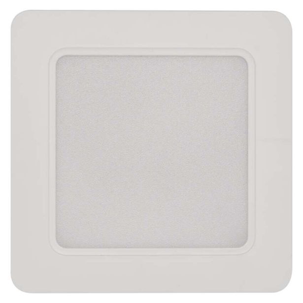 LED PANEL EMOS RUBIC 9W NW, BELI KVADRATNI, NADG./VGRAD.