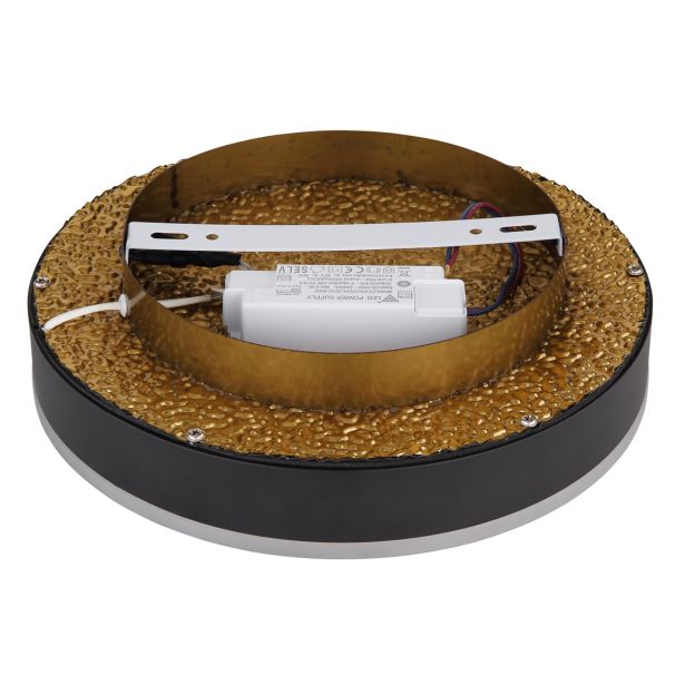 LED PANEL HEDI 24W OKROGLI 300MM ČRNO ZLATI