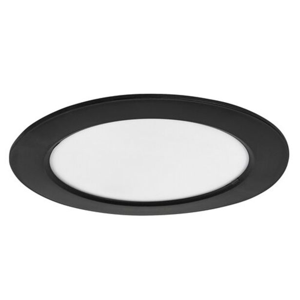LED PANEL RABALUX SHAUN2 12W 3000K ČRNA OKROGLA