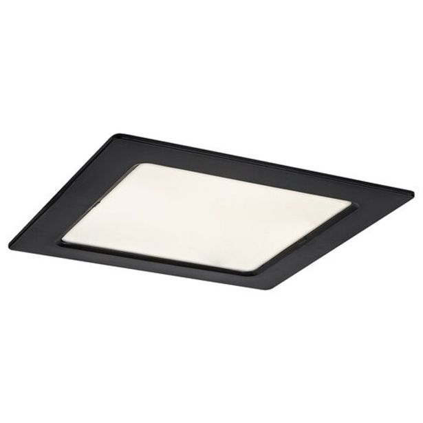 LED PANEL RABALUX SHAUN2 12W 4000K ČRNA KVADRATNA