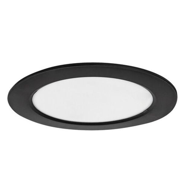 LED PANEL RABALUX SHAUN2 12W 4000K ČRNA OKROGLA