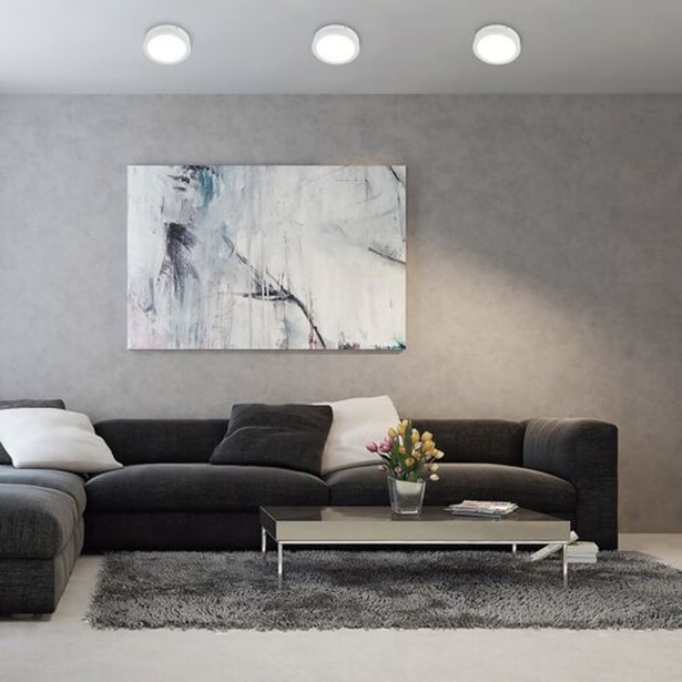 LED PANEL RABALUX SHAUN2 15W 3000K BELA OKROGLA