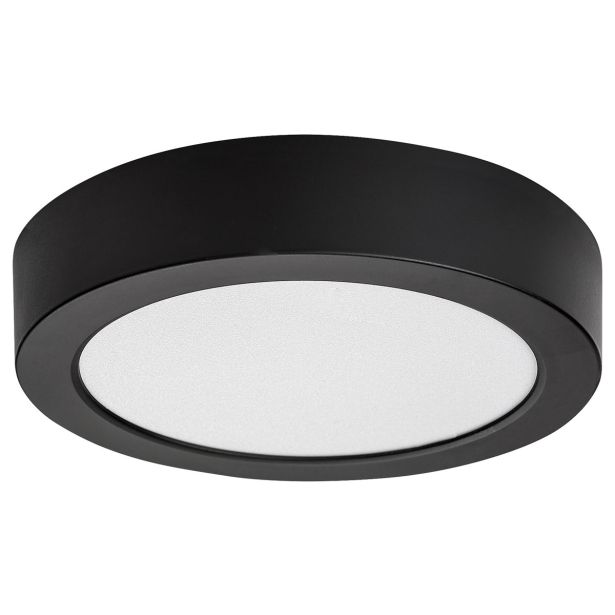 LED PANEL RABALUX SHAUN2 15W 3000K ČRNA OKROGLA