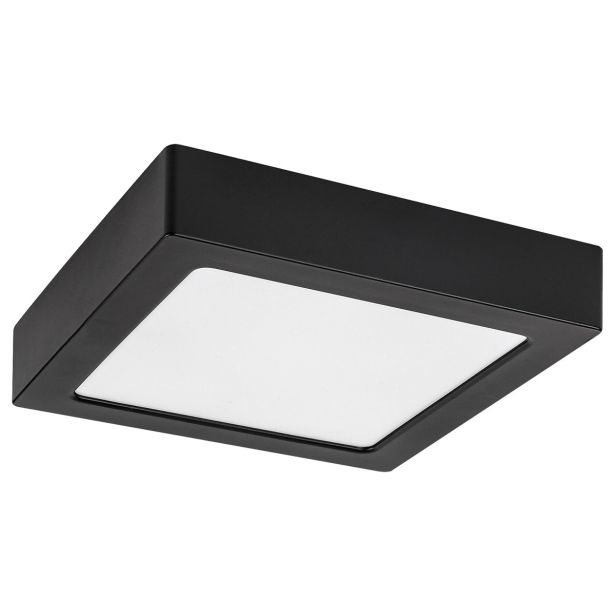 LED PANEL RABALUX SHAUN2 15W 4000K ČRNA KVADRATNA