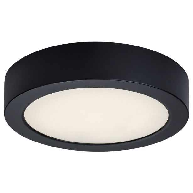 LED PANEL RABALUX SHAUN2 15W 4000K ČRNA OKROGLA