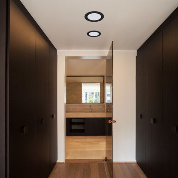 LED PANEL RABALUX SHAUN2 18W 4000K ČRNA OKROGLA