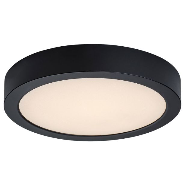 LED PANEL RABALUX SHAUN2 24W 3000K ČRNA OKROGLA