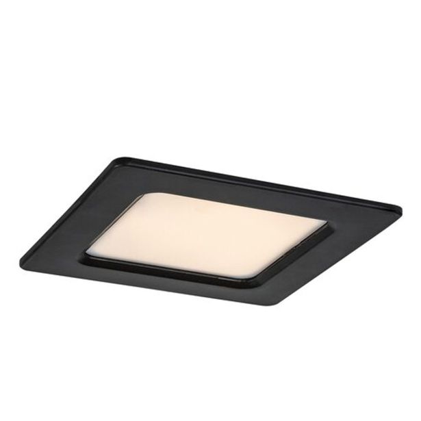 LED PANEL RABALUX SHAUN2 3W 3000K ČRNA KVADRATNA