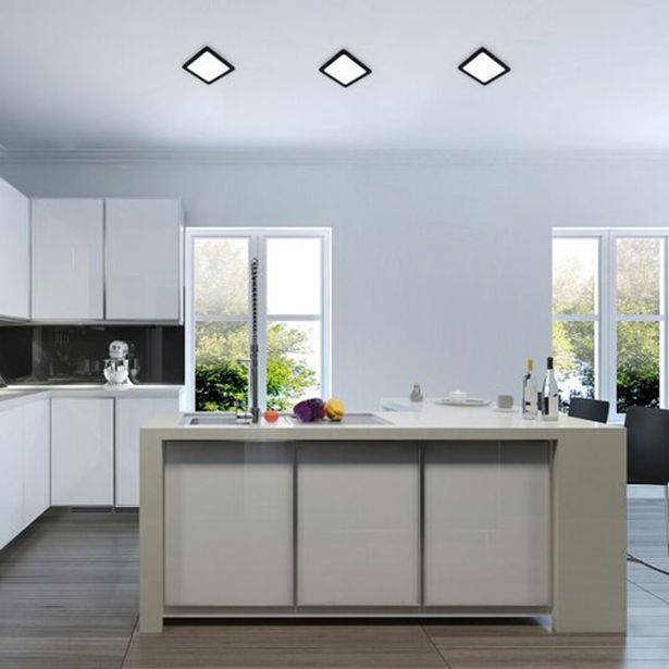 LED PANEL RABALUX SHAUN2 3W 3000K ČRNA KVADRATNA