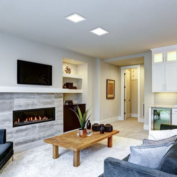 LED PANEL RABALUX SHAUN2 6W 3000K BELA KVADRATNA