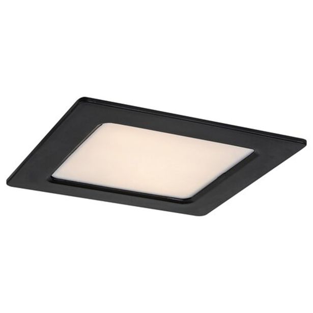LED PANEL RABALUX SHAUN2 6W 3000K ČRNA KVADRATNA