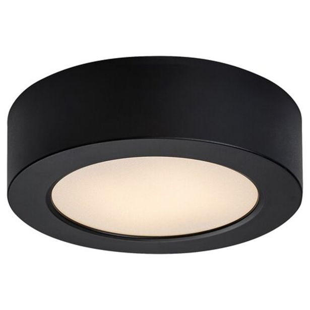 LED PANEL RABALUX SHAUN2 7W 3000K ČRNA OKROGLA