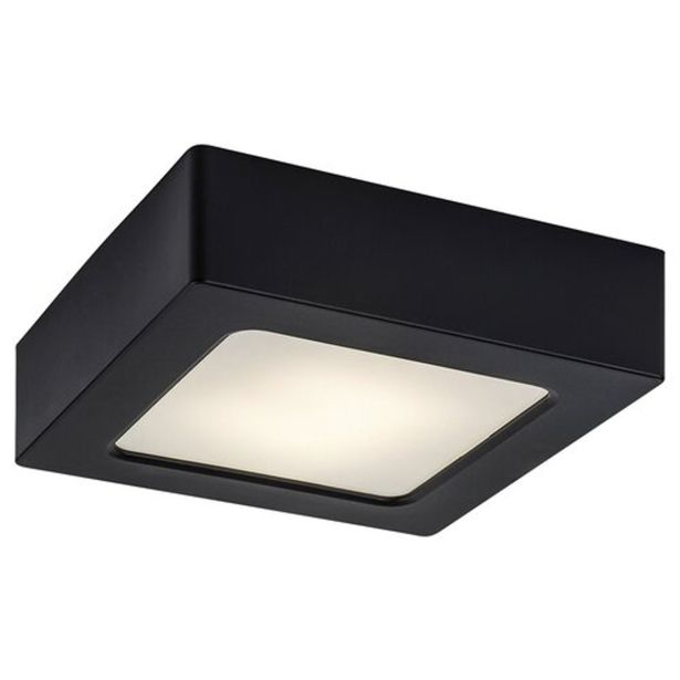 LED PANEL RABALUX SHAUN2 7W 4000K ČRNA KVADRATNA
