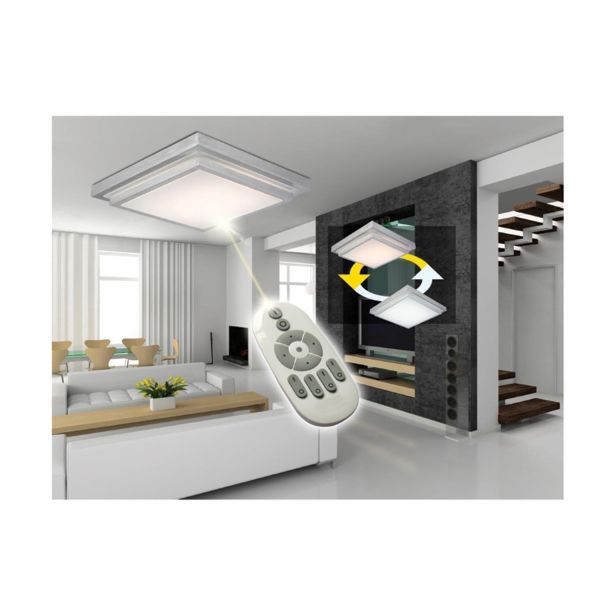 LED PLAFONJERA ESTO PROTEUS 30W 375X375 Z DALJINSKIM UPRAVLJALCEM