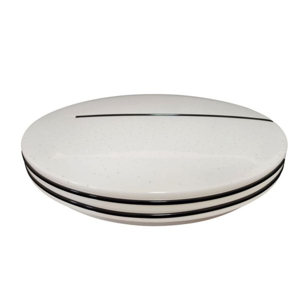 LED SVETILKA SKY NARCISA PVC D380 24W 2600 LM 4000K IP20 BLACK RING