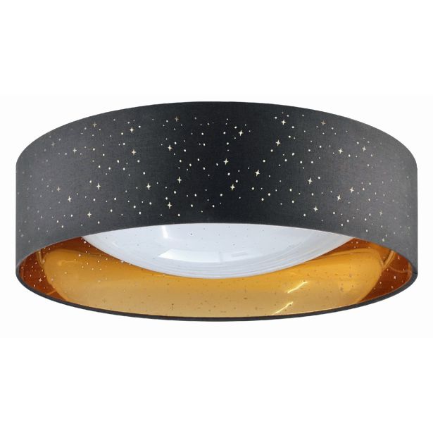 LED SVETILKA SVJETILJKA SKY FIORELLA  D400 24W 2600 LM 4000K IP20 BLACK