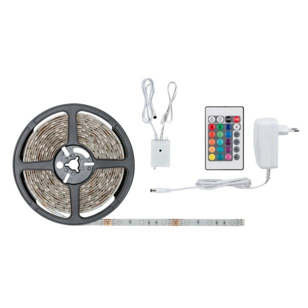 NOTRANJI LED TRAK LED TRAK 10M 28W RGB BARVNI, 230/12V DC