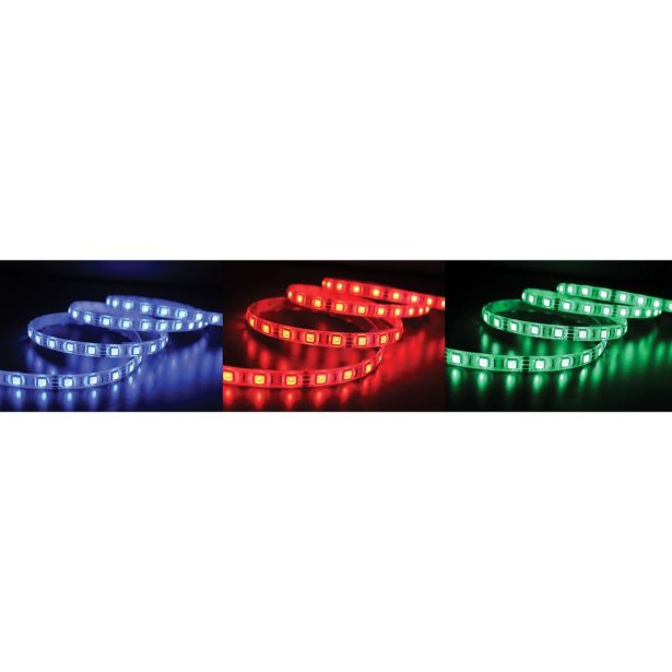 LED TRAK COMMEL SMD 5050 RGB 3M 43.2W DALJINEC NAP.3A SAMO.IP65