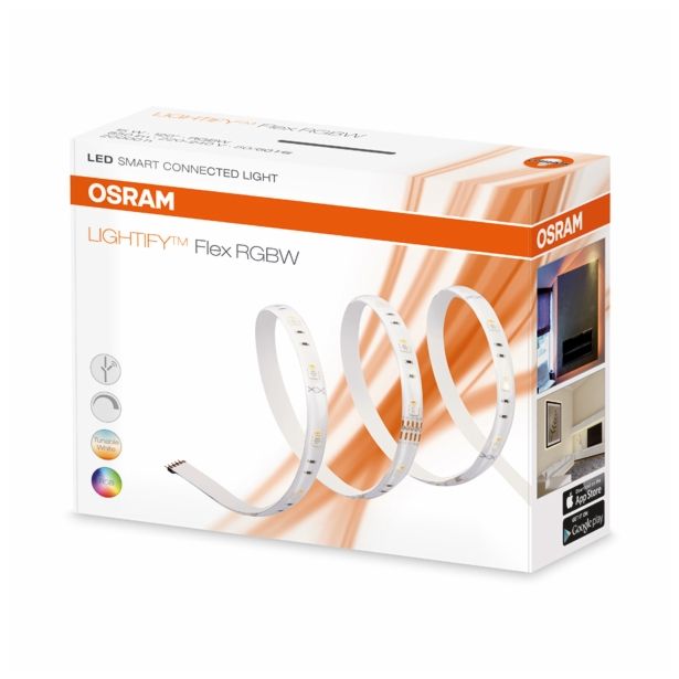LED TRAK OSRAM LIGHTIFY FLEX RGBW 15W 2M 230V SAMOLEP. IP20