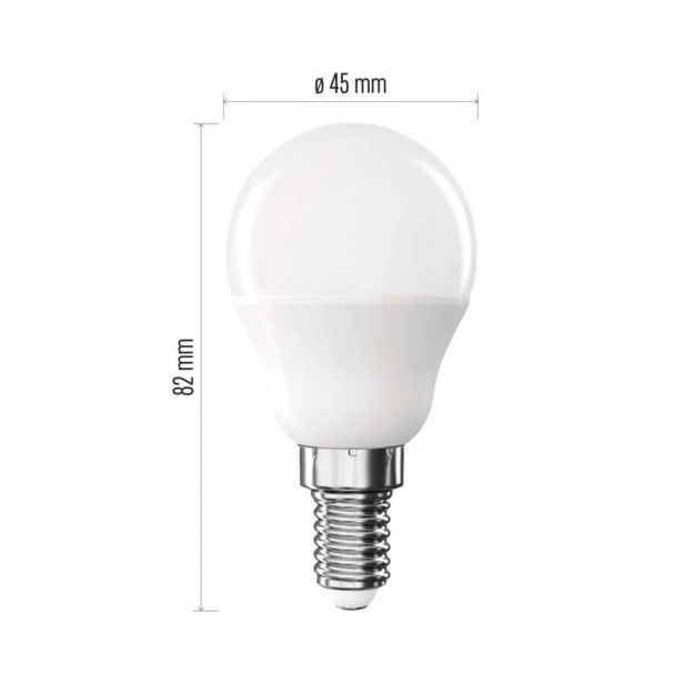 LED ŽARNICA E14 EMOS CLS MINI GL 4.2W 470LM NW