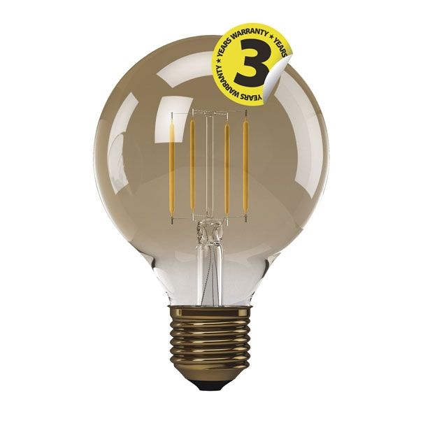 LED ŽARNICA E27 EMOS VNT G95 4W WW 230V VINTAGE GLOB G95