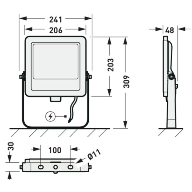 LED ZUNANJI REFLEKTOR TRILUX 2390 G2 AM9L 20/30/50/ ML-8MC 1G1W ET
