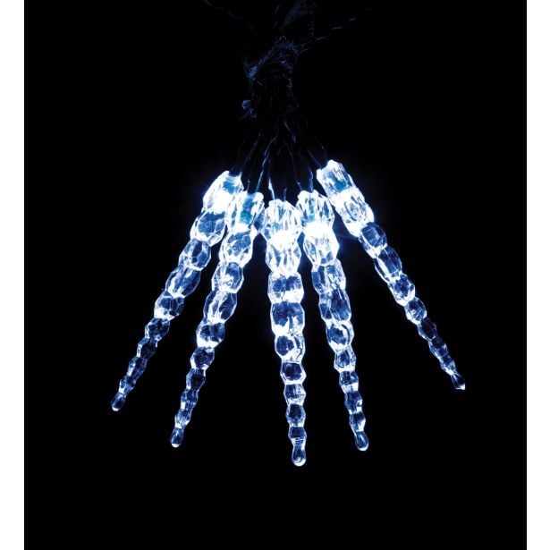 LEDENE SVEČE S HLADNO BELIMI LUČKAMI