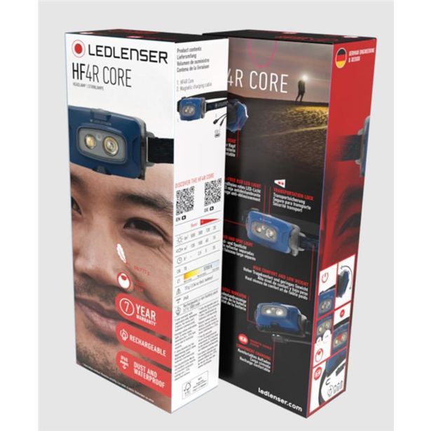 LEDLENSER HF4R CORE, MODRA